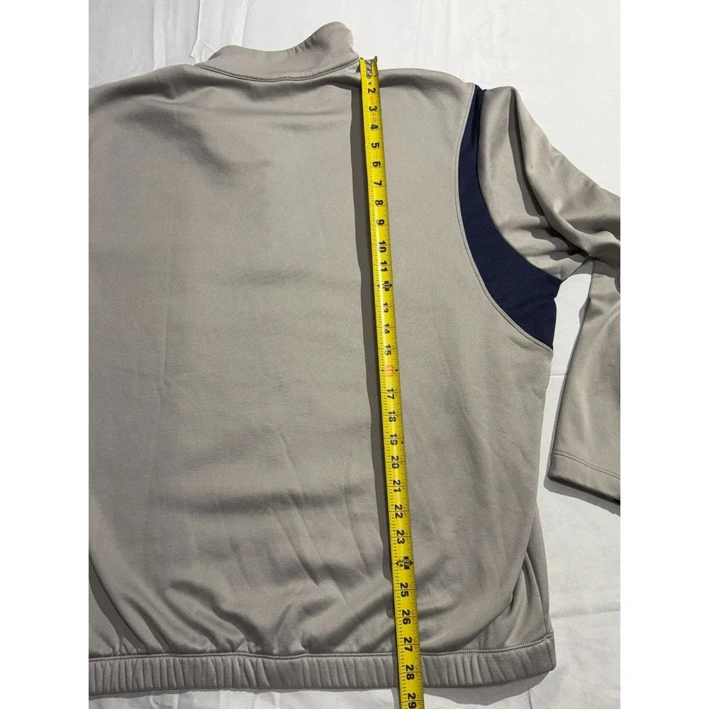 Nike Therma-Fit Golf Standard‎ 1/4 Zip Long Sleeve Pullover Navy Gray Men's XL